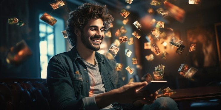Ilustrasi fitur slot bertema ayam jago